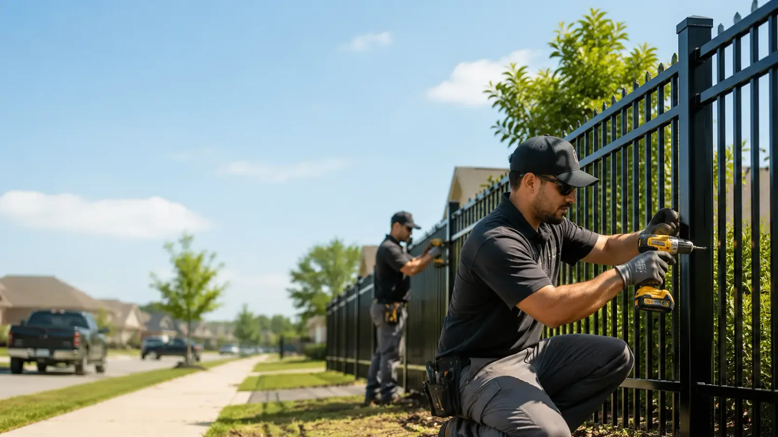 Metal Fence Installation in Brookhaven, MS